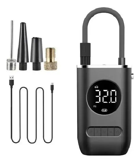 Inflador De Llantas Portable Compresor Aire De Moto Y Carro