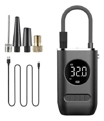 Inflador De Llantas Portable Compresor Aire De Moto Y Carro